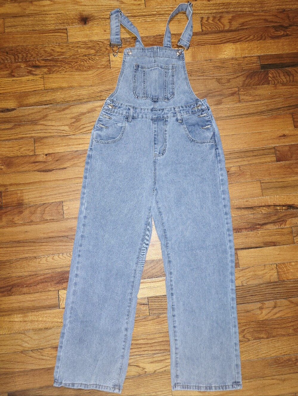 Classic Light Blue Denim Overalls